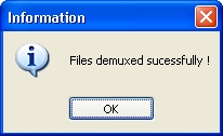 MKVextractGUI succes