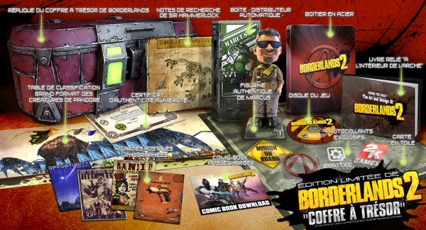 Les différentes éditions collectors de Borderlands 2 !