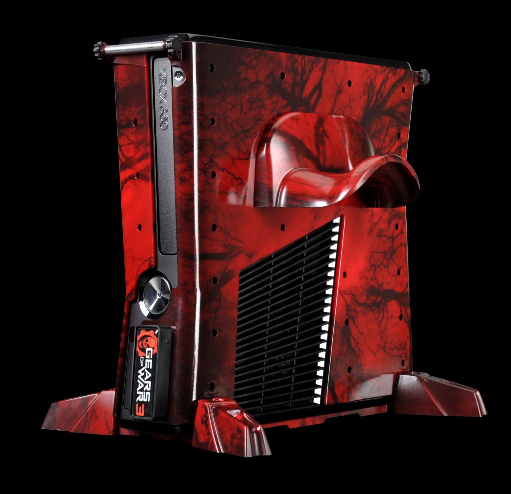 Gears of war 3 - vault-3d armored gaming case -xbox 360 slim à Aiffres