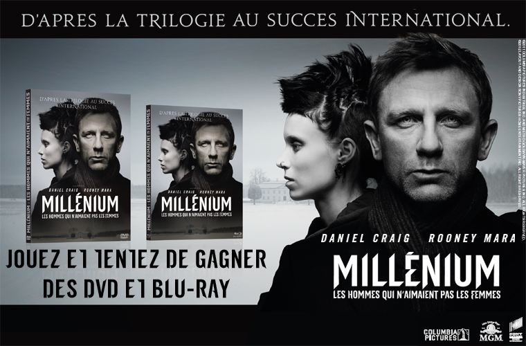 Concours : Des Bluray et DVD Millenium à gagner ! -