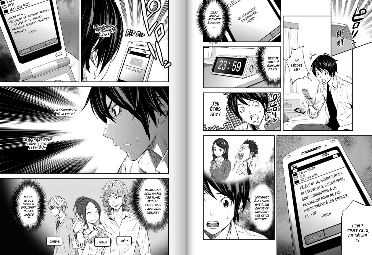 Avis manga : King's Game tome 2