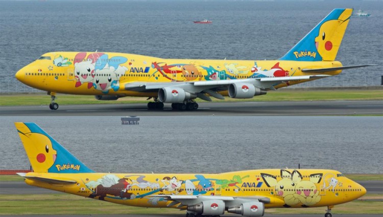 avion pikachu japon