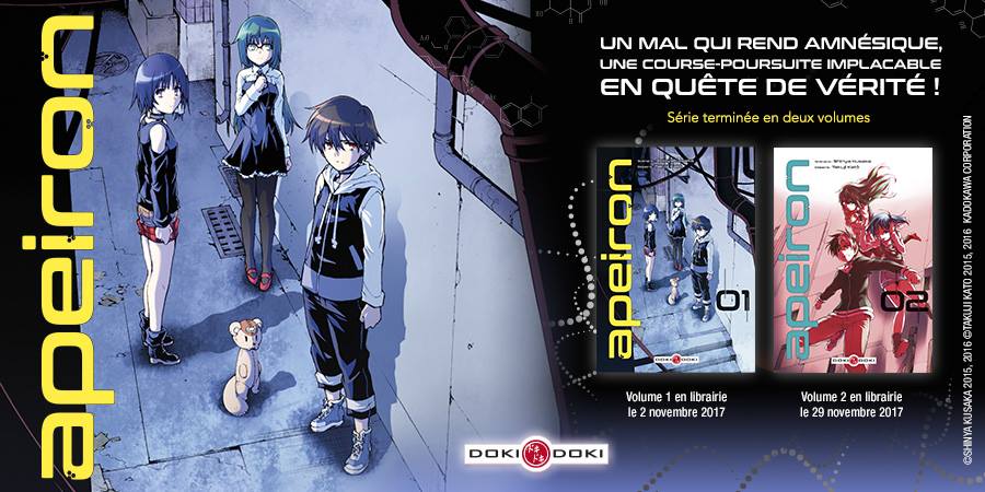 Avis manga : Apeiron (tome 1 & 2)